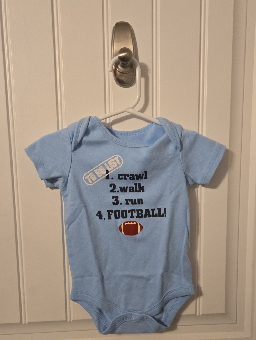 Faded Glory Baby Tee in Light Blue - 12M